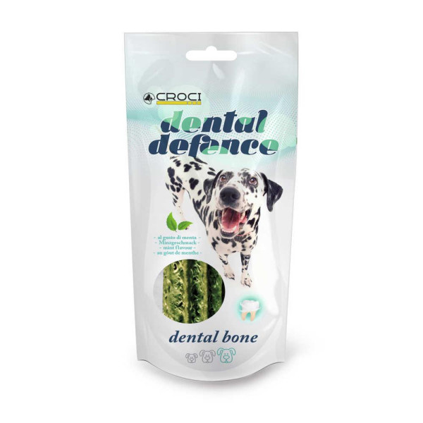 Ласощі для собак CAMON DENTAL DEFENCE BONE, захист зубів, м'ята, 100 гр