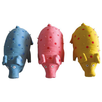 Іграшка для собак TETRAPET Toys Fun, латексна Свинка з шипами, 16 см