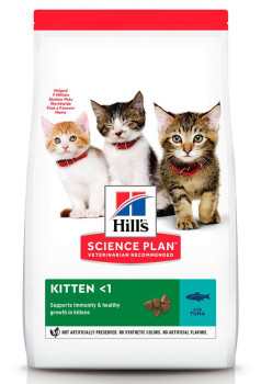 Хілс Hill's SP Kitten Tuna сухий корм із тунцем для кошенят віком до 1 року та вагітних кішок, 1,5 кг (607657)