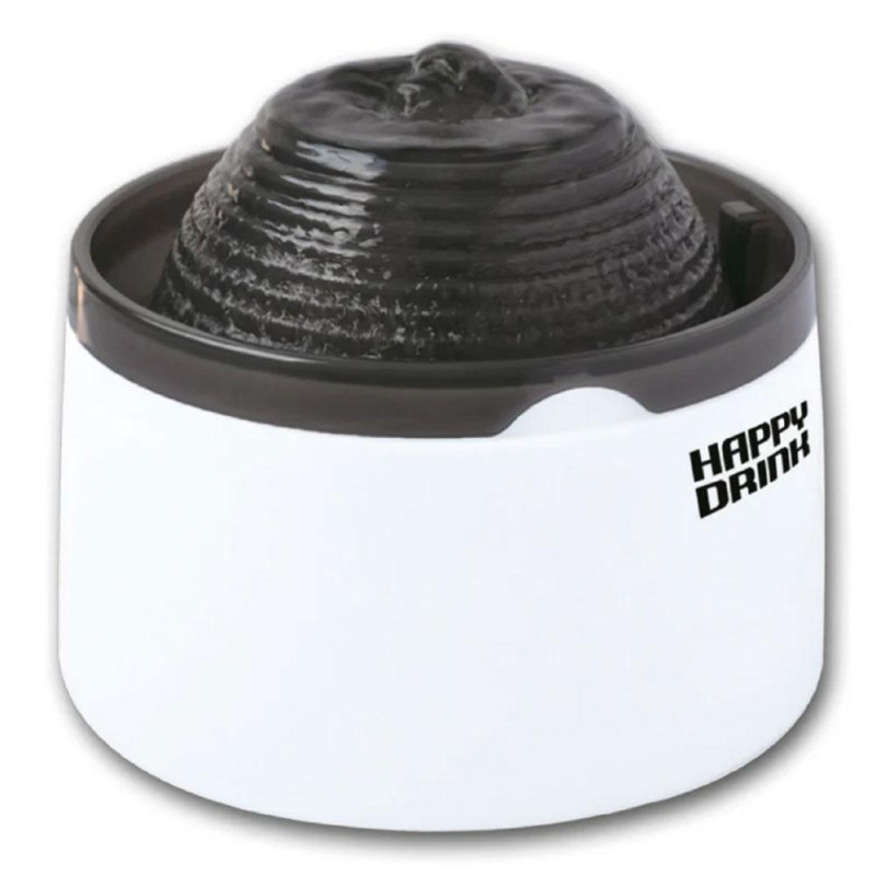 Фонтан для котів CROCI  чорний Happy Drink, з фільтром, 2 л. 37*18 см