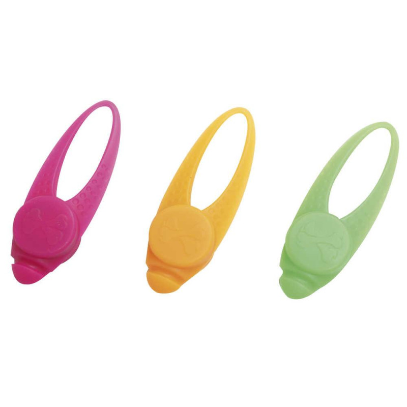 LED брелок на нашийник TWINKLE, силікон, 8,5x2x1,6см