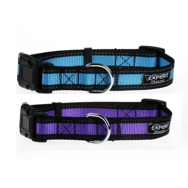 Нашийник TETRAPET, світловідбиваючий, нейлон Expert, 2,5х35-50см