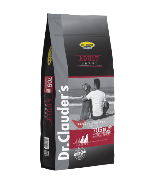 Dr. Clauder's Dog Best Choice Adult Large з домашньою птицею та рисом, сухий корм для великих собак, 12,5 кг Dr. Clauder's Dog Best Choice Adult Large з домашньою птицею та рисом, сухий корм для великих собак, 12,5 кг