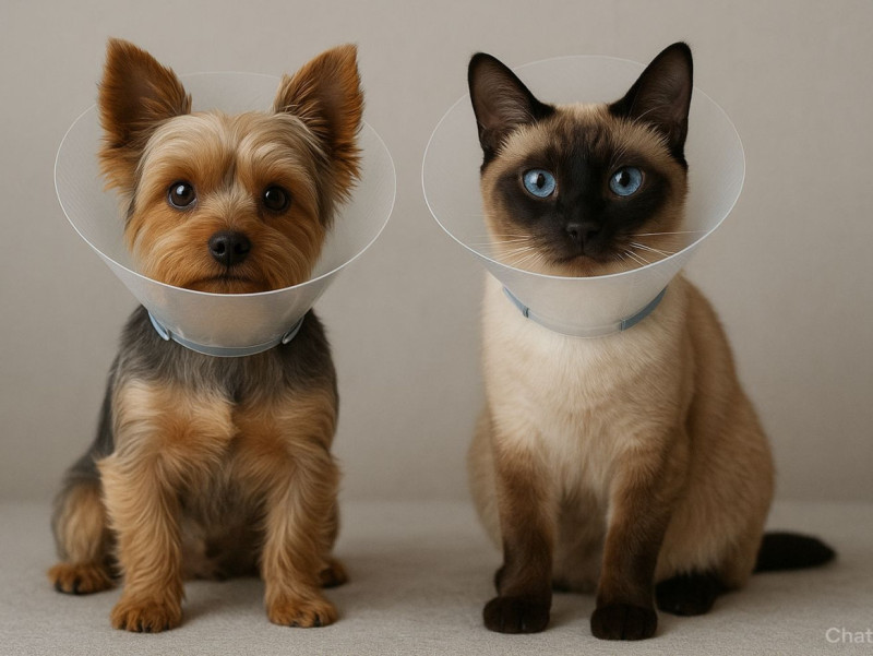 Комір захисний Quick швидка система, висота 10 см, для кішок і дрібних собак