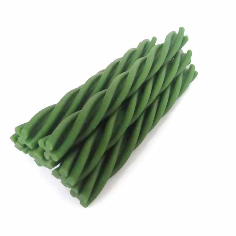 Ласощі "Селянські Смаколики" для собак,палички для догляду за зубами(шпинат) , 12 см, 500г