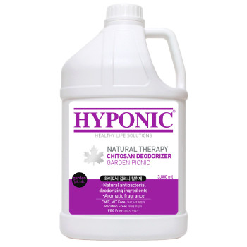 Дезодорант Садовий Пікнік Hyponic Chitosan Deodorizer Garden Picnic Scent хітозан, для кішок та собак, 3,8 л (H3DO1AL3800GLKNN)