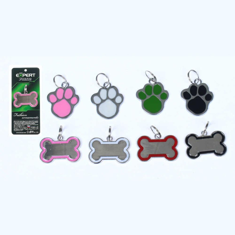 Підвіска на комір TETRAPET Expert, адресник у формі кісточки, 2,5 см