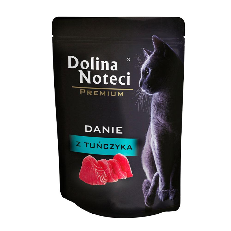 Пауч Dolina Noteci Danie для котів з тунцем,85 гр