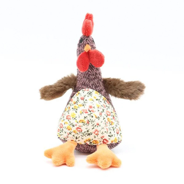 Іграшка для собак CROCI плюшева півник Мігель/Лола з пищалкою, 16 см