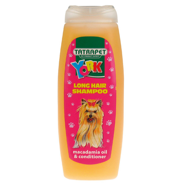 Шампунь-кондиціонер TatraPet York для довгошерстих собак, олія макадамії, 200 мл
