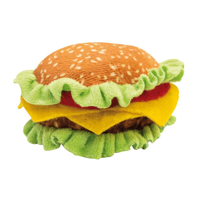Іграшка для котів CROCI Пекарня Гамбургер з котячою м'ятою, 8,5 см