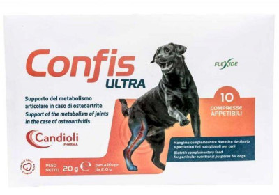 Кандіолі Конфіс Ультра Candioli Confis Ultra для підтримки суглобів при остеоартриті у собак, 10 таблеток (РАЕ3039)
