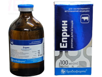 Еприн ін'єкційний протипаразитарний препарат для великої рогатої худоби, 100 мл