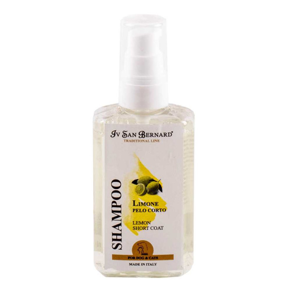Шампунь Лимон Iv San Bernard Traditional Line Lemon проти лупи для короткошерстих собак та кішок, 100 мл Шампунь Лимон Iv San Bernard Traditional Line Lemon проти лупи для короткошерстих собак та кішок, 100 мл