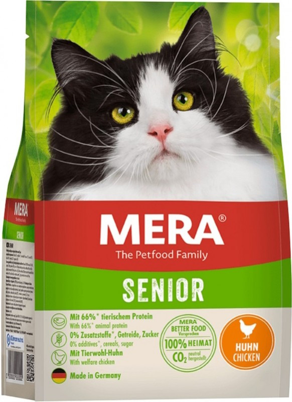 Мера Mera Cats Senior Chicken (Huhn) беззерновий сухий корм із куркою для літніх кішок віком від 8 років, 2 кг (038842 - 8830)