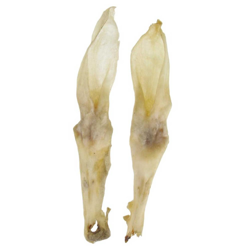 Ласощі для собак TETRAPET, кролячe вухо сушене, біле, 20 г/20 см