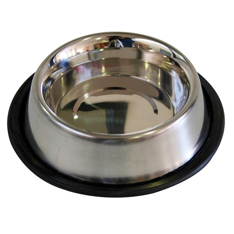 Миска CROCI на гумці, нерж., 0,24л, 16см