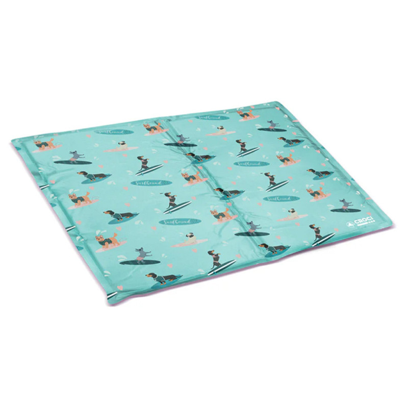 Охолоджуючий килимок для собак CROCI (принт Серфінг) 50х40 см