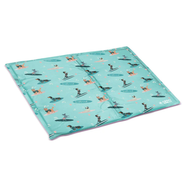 Охолоджуючий килимок для собак CROCI (принт Серфінг) 65х50 см