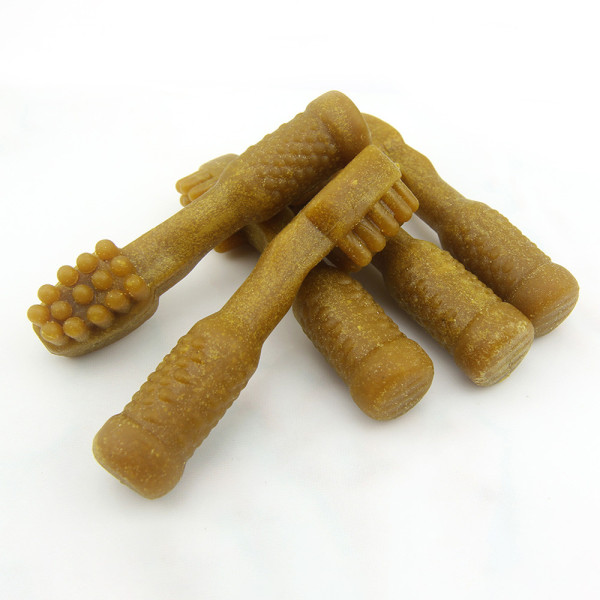 Ласощі "Селянські Смаколики" для собак,зубна щітка гарбузова, 8-8,5 см, 500г