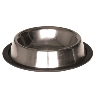 Миска TETRAPET з нержавіючої сталі на гумці, 0,45л /14 см