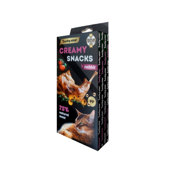 стік Лагідне пюре для котів з м`яса кролика у стіках по 10г, 6 шт/уп, 100 уп/ящ