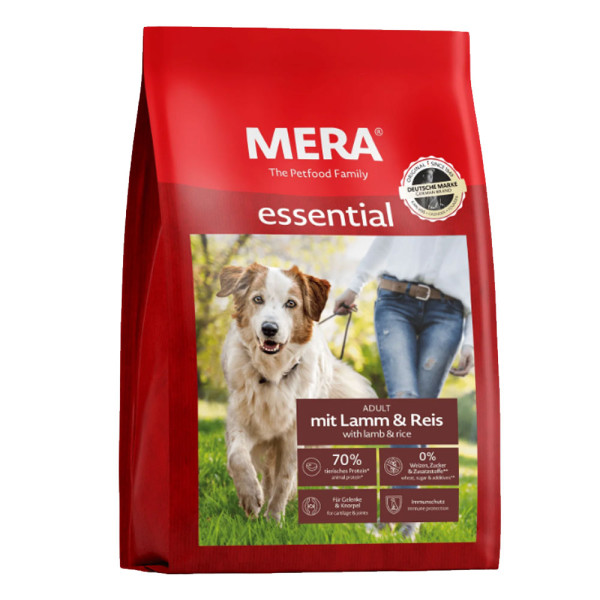 Мера Mera Essential Dog Adult Lamm &amp; Reis сухий корм з ягням і рисом для дорослих собак, 1 кг (061881 - 5595)