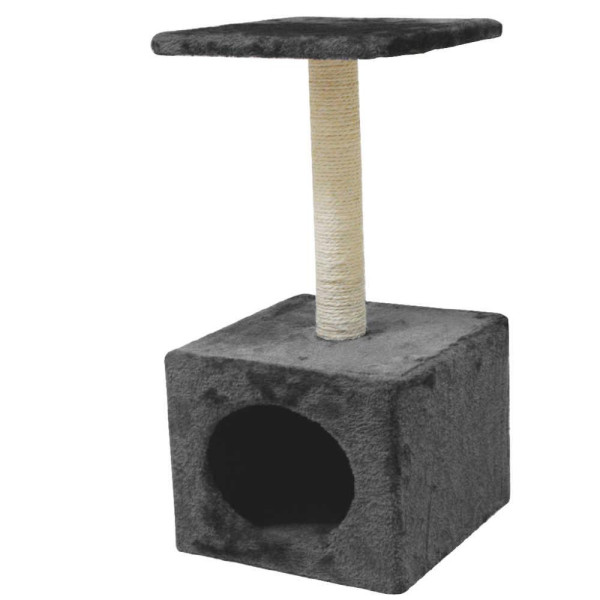 Драпак CROCI Hamburg grey, стовпчик на підставці-будиночок, 30х30х60 см