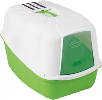 Туалет-бокс Комода 54*39*40 см Komoda закритий з фільтром для кішок, колір зелений (S 07080107)