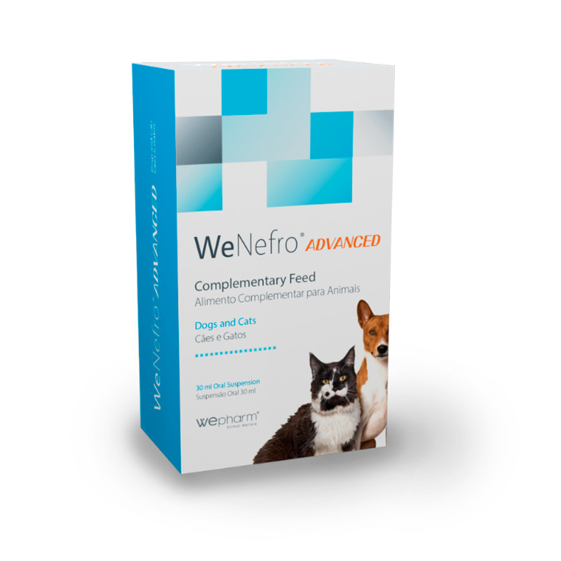 WeNefro® ADVANCED Oral Suspension Wepharm нефропротектор для підтримки функції нирок при ХНН у котів та собак, 30 мл