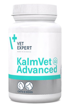 КалмВет Адвансед VetExpert KalmVet Advanced для зниження стресу і занепокоєння у собак і котів, 60 капсул