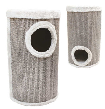 Дряпка-вежи для котів Croci Cat Tower 2, 35*35*60 см, сезаль/плюш (C6020467)
