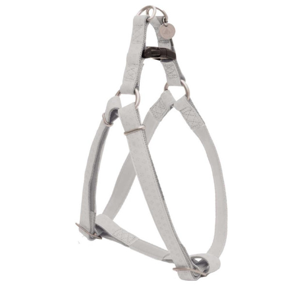 Шлея CROCI MYLORD, з тисненням, біла, шкірозамінник, 50 / 75x2 см