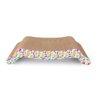 Інструмент для котів CAMON драпак Cardboard плоский, гофрований, 45,5x27x8,5 см