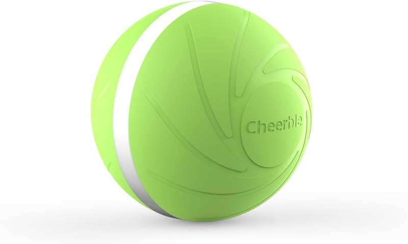 Cheerble Wicked Green Ball інтерактивний зелений м'яч, іграшка для собак і котів (С1802)