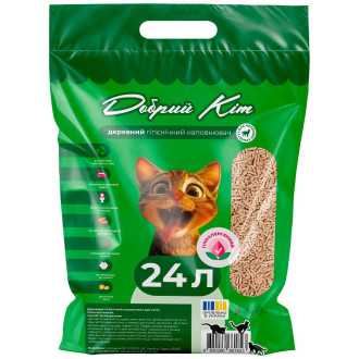 Наповнювач  деревний Добрий Кіт,  6кг