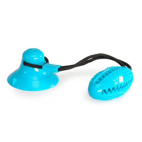 Іграшка для собак CAMON кулька овальна з TPR з присоскою, 11,5 см