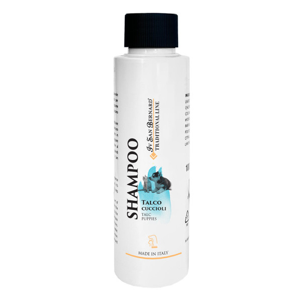 Шампунь Iv San Bernard Traditional Line Talc Shampoo з тальком для кошенят та цуценят, не дратує очі, 100 мл Шампунь Iv San Bernard Traditional Line Talc Shampoo з тальком для кошенят та цуценят, не дратує очі, 100 мл