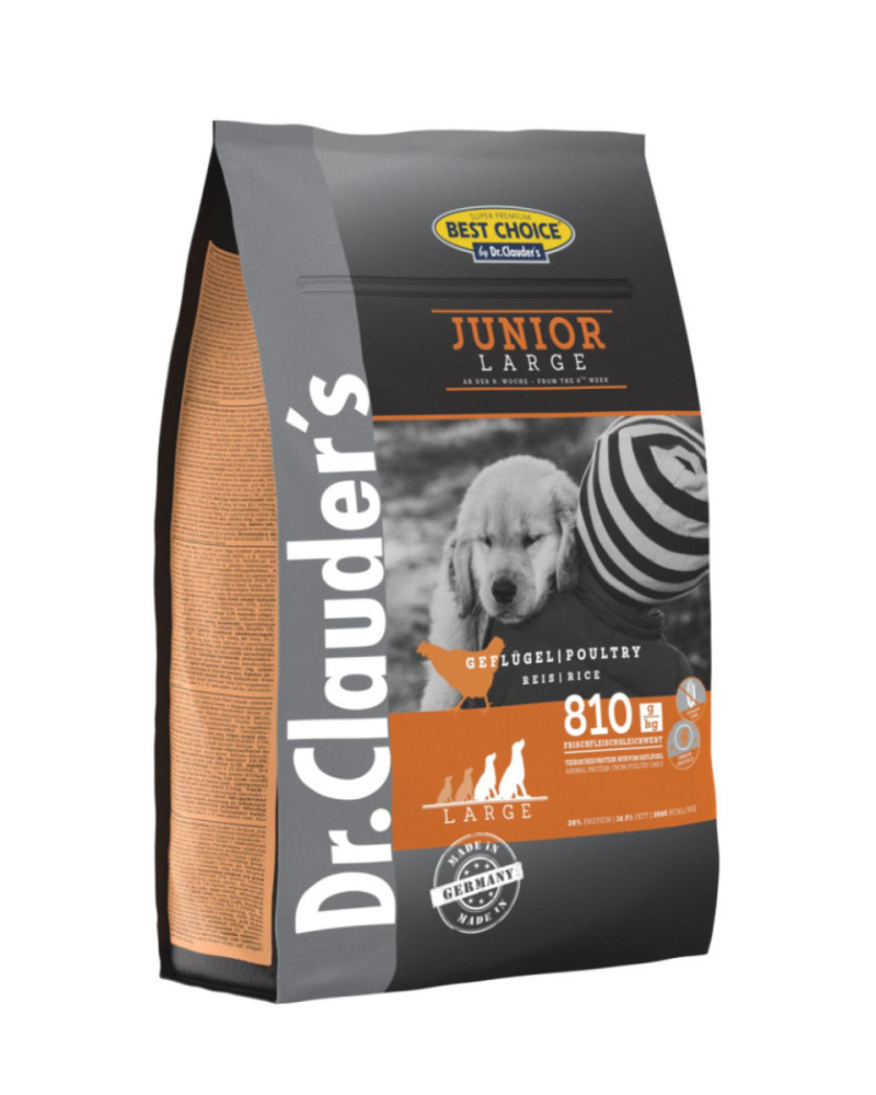Dr. Clauder's Dog Best Choice Junior Large сухий корм для цуценят великих порід з 8-тижневого віку, 4 кг