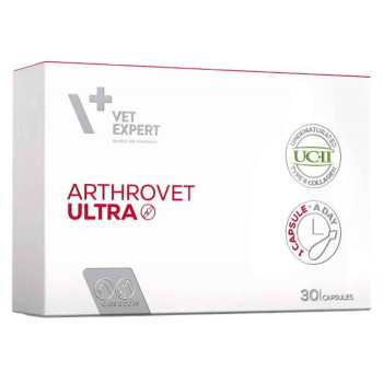 АртроВет Ультра Vet Expert ArthroVet Ultra вітамінний комплекс для підтримки суглобів собак, при остеоартриті, 30 капсул