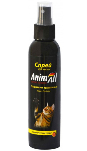 Спрей Анімалл AnimAll Expert Choice Katzen Fernhalte Захист від дряпання для котів, 150 мл