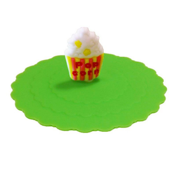 Кришка для консерви CROCI, силіконова, зелена, Ø10 см