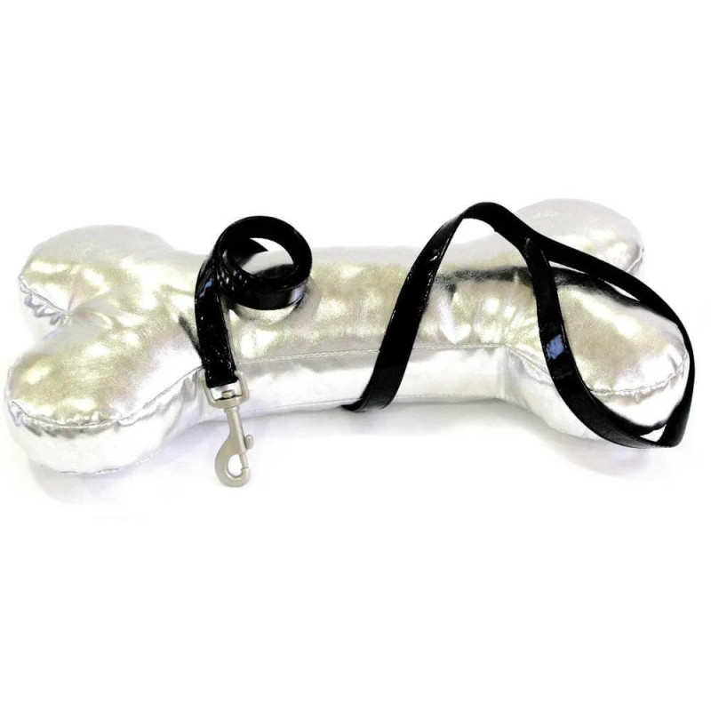 Повідець для собак CROCI GLOSSY, чорний, 120x1,5 см