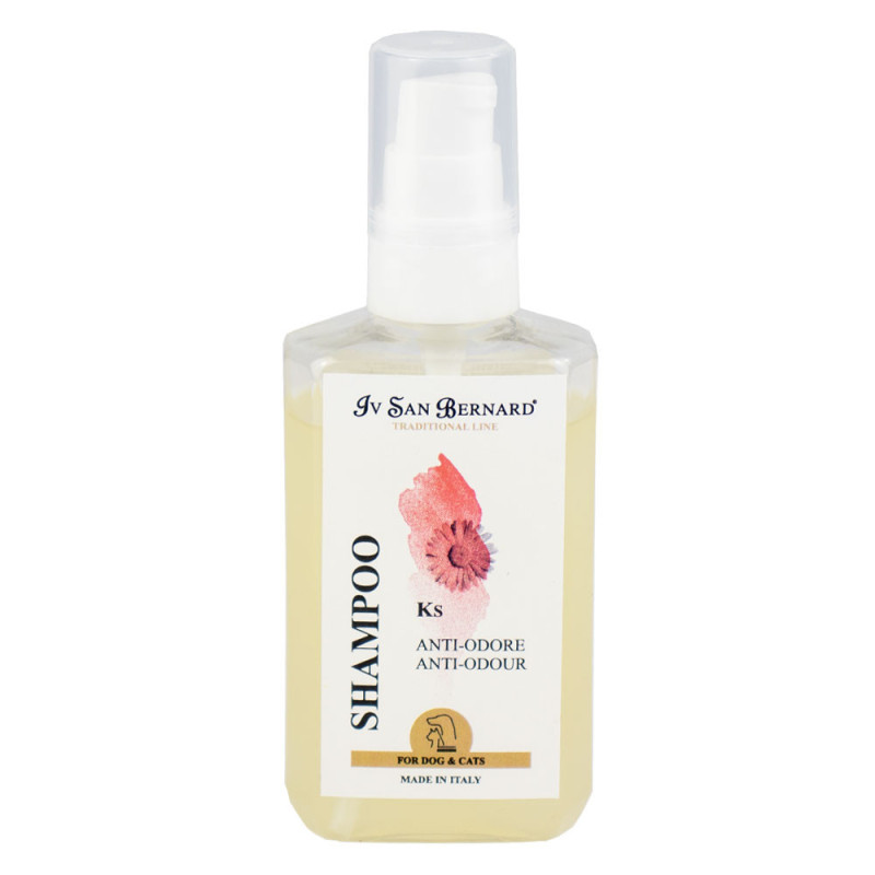 Шампунь Iv San Bernard Traditional Line KS Antismell Shampoo для усунення запахів у собак та котів, 100 мл (компакт)