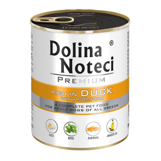Корм конс.Dolina Noteci Premium  для собак з качкою та гарбузом, 800 гр