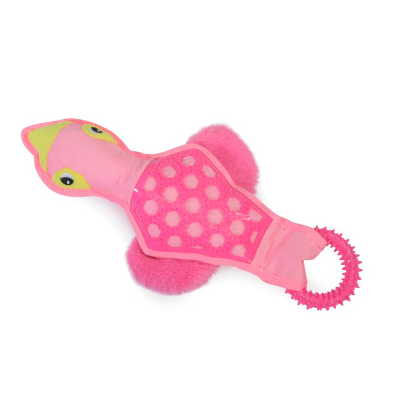 Іграшка для собак CAMON качка поліестерова з кільцем з TPR, 38 см