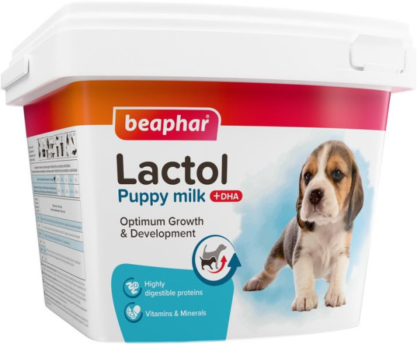 Молоко сухе Бефар Lactol Puppy Milk + DHA Beaphar молочна суміш для вигодовування цуценят, 1 кг Молоко сухе Бефар Lactol Puppy Milk + DHA Beaphar молочна суміш для вигодовування цуценят, 1 кг