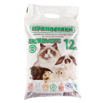 Наповнювач  деревний "Пухнастики",  3кг