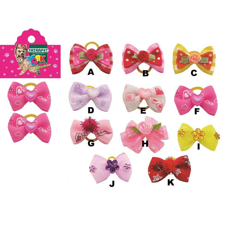 Бантики для собак TETRAPET York, 3-3,5 см, 2 шт