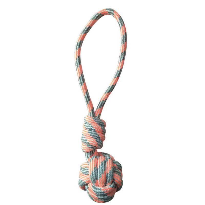 Іграшка для соб. CROCI PASTEL Груша з ручкою, канат бавовняний, помаранчева, 40см